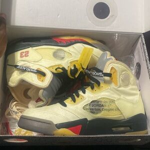 Off white Jordan 5 sail
